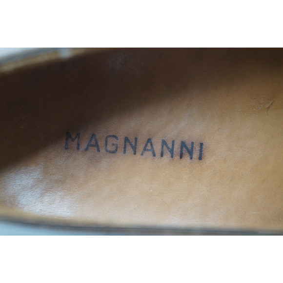 Magnanni Marco II Single Monk Strap Men 9.5 M Cuero Leather Cap Toe Dress Shoes main image 12